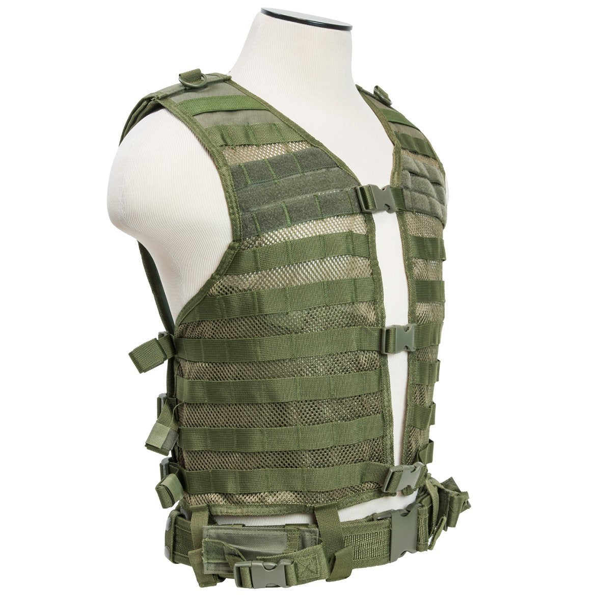 NC Star Molle/Pals Vest - Green